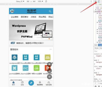 魔趣吧教你使用審查元素設計網站樣式